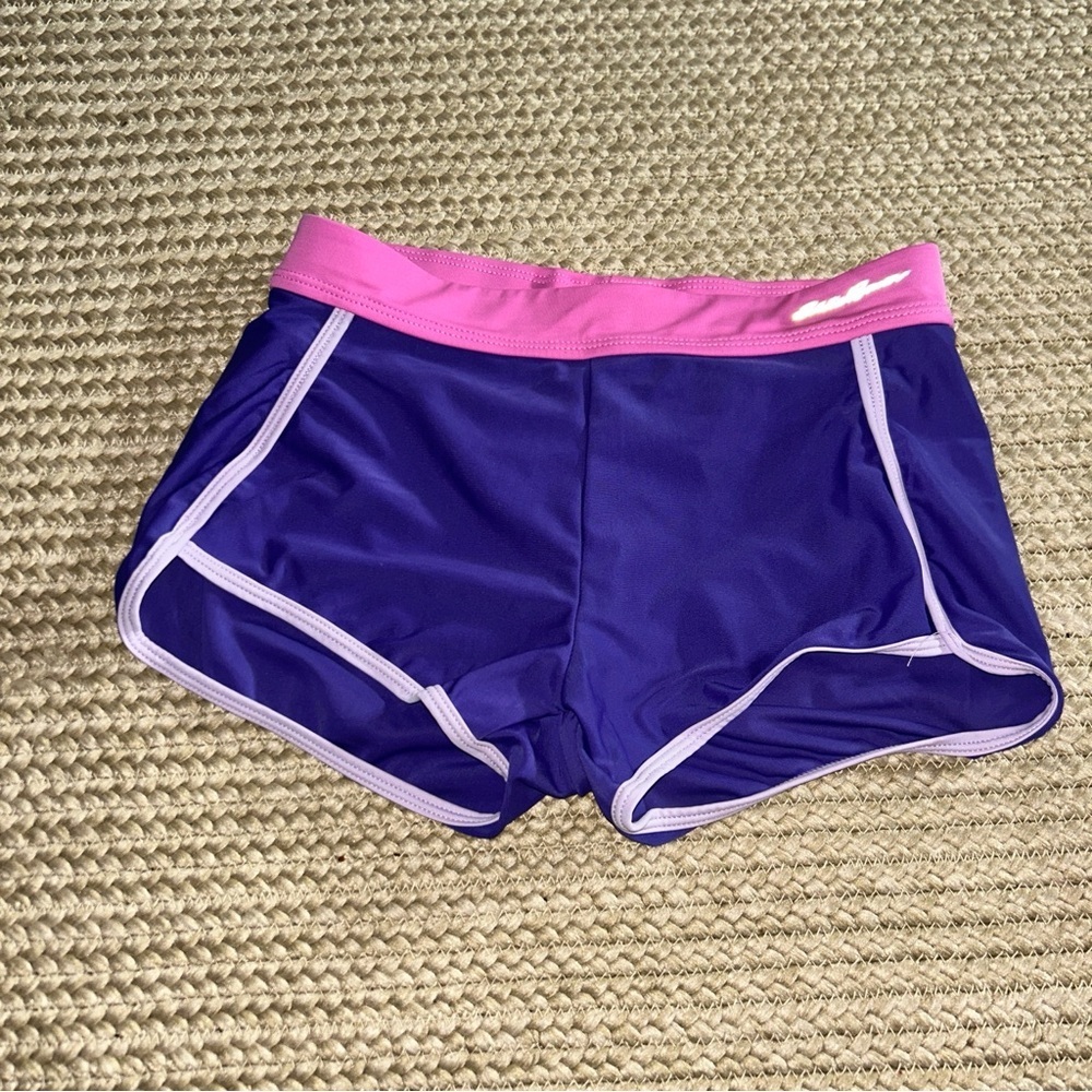 Eddie Bauer Kids Purple Shorts with Pink Trim